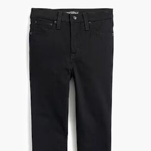 JCrew 9" mid-rise black skinny jean in signature stretch